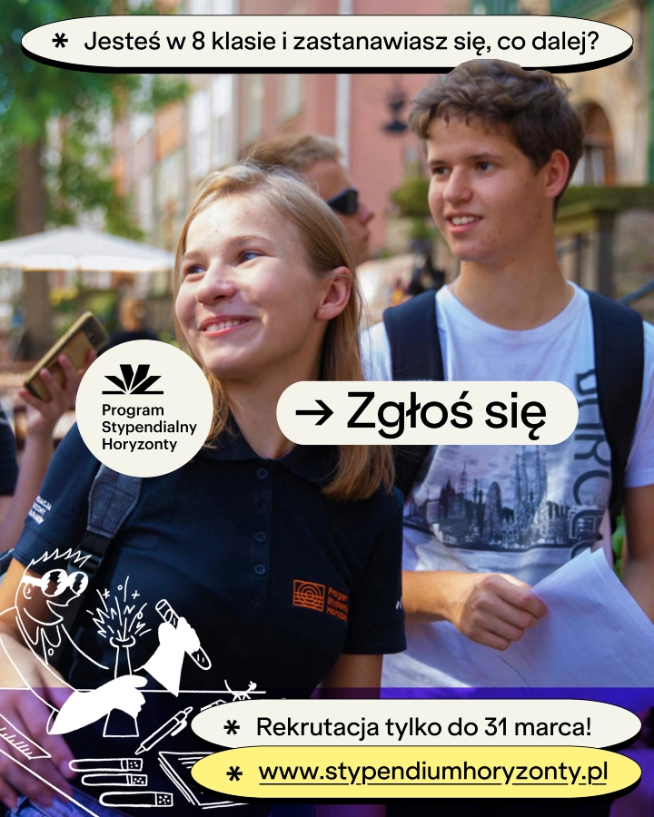 plakat program stypendialny