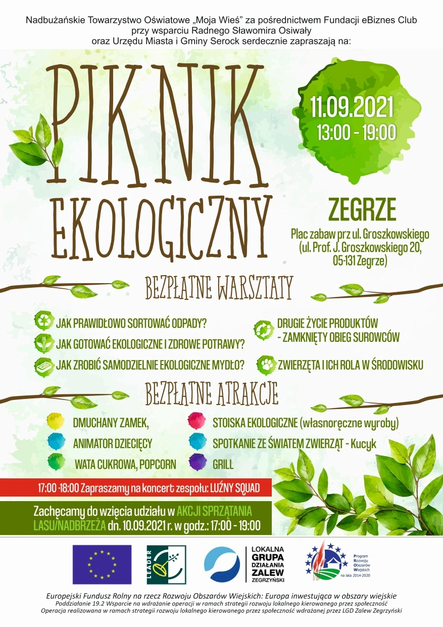 Piknik ekologiczny Zegrze 1